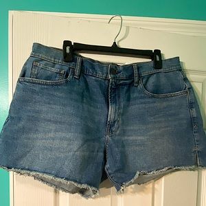 A.N.A High-rise denim shorts